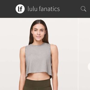 Lululemon Muscle Love Crop Tank